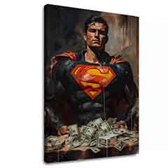 Slika SUPERMAN : Money Man | Akrilni detalji